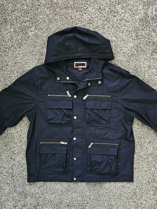 Michael Kors Other - Michael Kors Navy Hooded Field Jacket with Utility Pockets